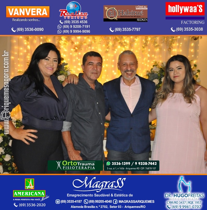 Festa Surpresa de Aniversário do Dr. George Hamilton em Ariquemes Rondônia