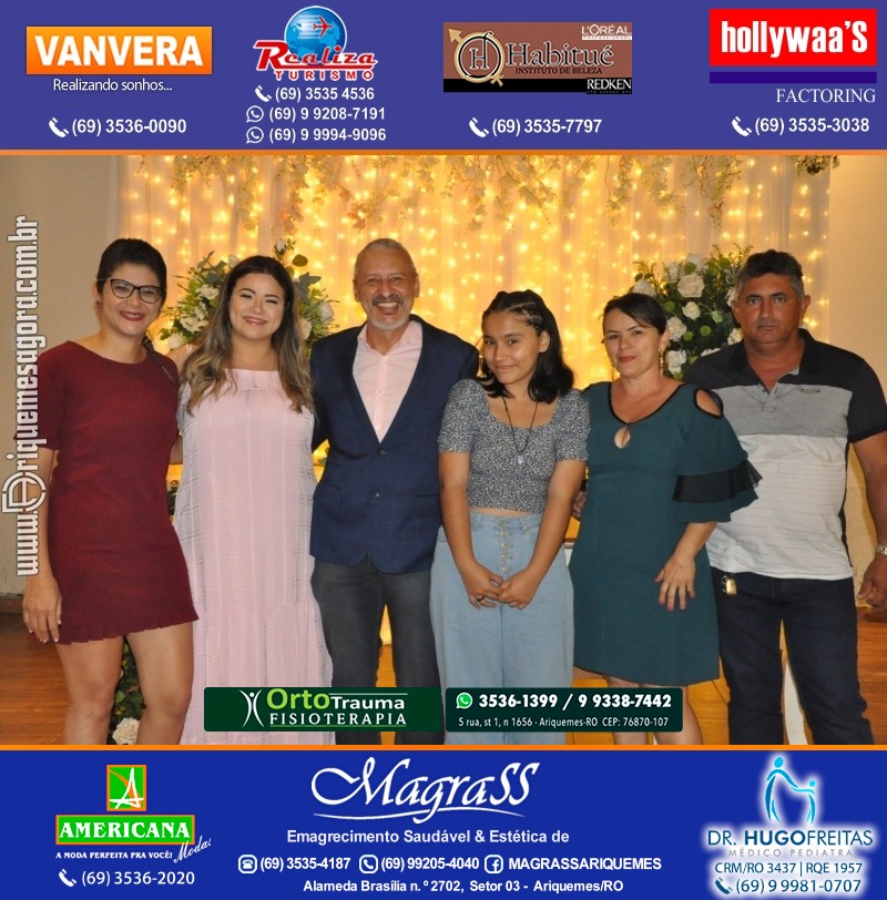 Festa Surpresa de Aniversário do Dr. George Hamilton em Ariquemes Rondônia