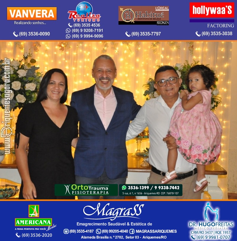 Festa Surpresa de Aniversário do Dr. George Hamilton em Ariquemes Rondônia