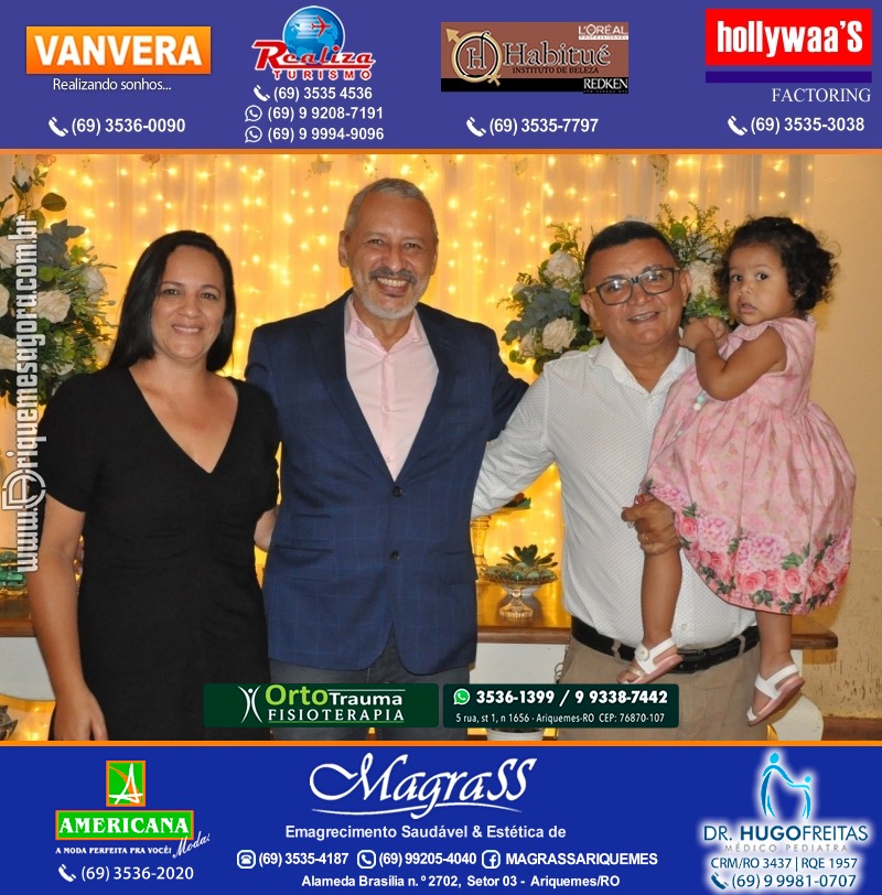 Festa Surpresa de Aniversário do Dr. George Hamilton em Ariquemes Rondônia
