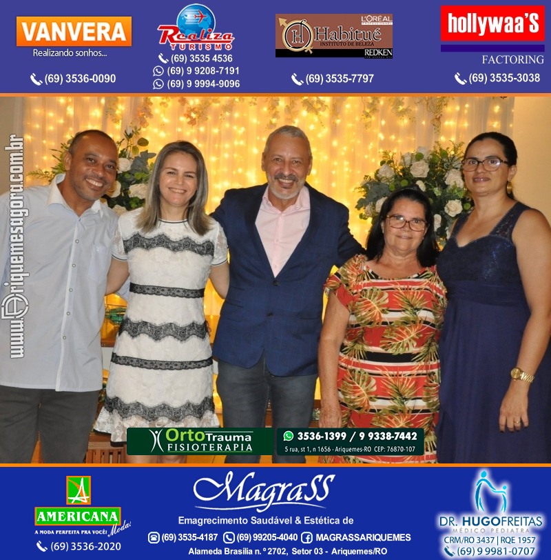 Festa Surpresa de Aniversário do Dr. George Hamilton em Ariquemes Rondônia