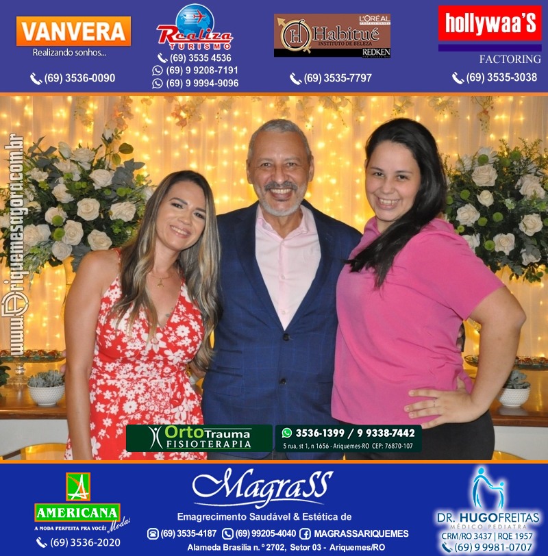 Festa Surpresa de Aniversário do Dr. George Hamilton em Ariquemes Rondônia