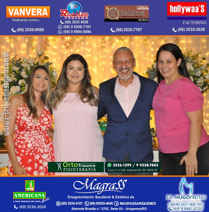 Festa Surpresa de Aniversário do Dr. George Hamilton em Ariquemes Rondônia