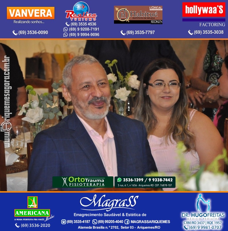 Festa Surpresa de Aniversário do Dr. George Hamilton em Ariquemes Rondônia