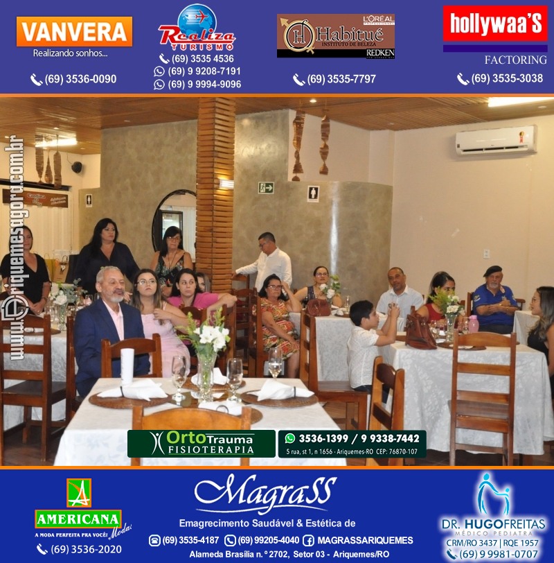 Festa Surpresa de Aniversário do Dr. George Hamilton em Ariquemes Rondônia
