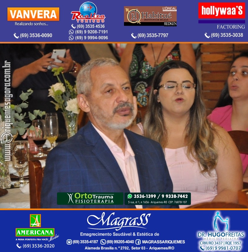 Festa Surpresa de Aniversário do Dr. George Hamilton em Ariquemes Rondônia