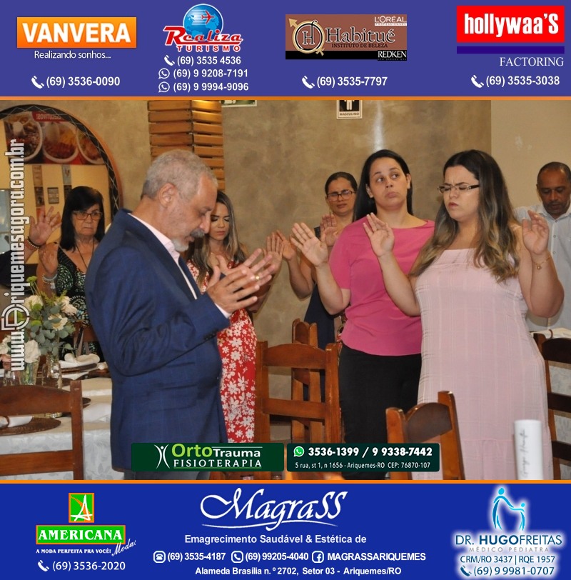 Festa Surpresa de Aniversário do Dr. George Hamilton em Ariquemes Rondônia