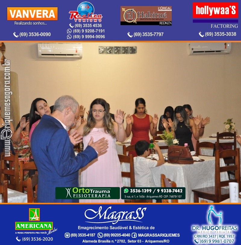 Festa Surpresa de Aniversário do Dr. George Hamilton em Ariquemes Rondônia