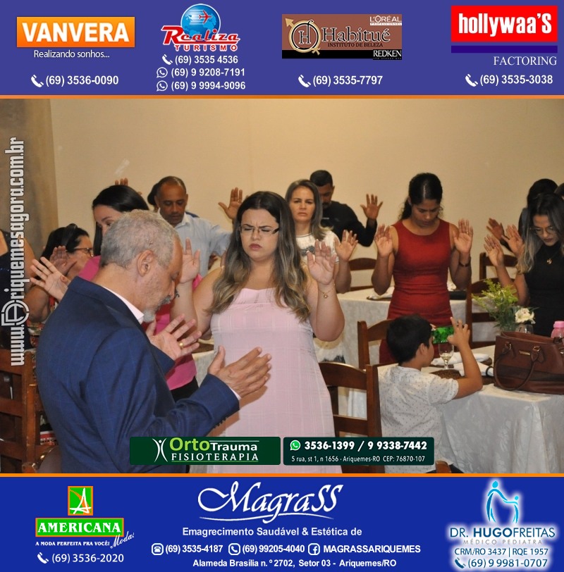 Festa Surpresa de Aniversário do Dr. George Hamilton em Ariquemes Rondônia