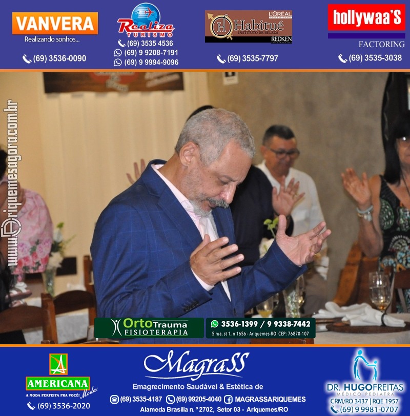 Festa Surpresa de Aniversário do Dr. George Hamilton em Ariquemes Rondônia