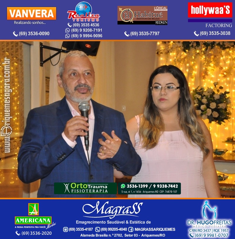 Festa Surpresa de Aniversário do Dr. George Hamilton em Ariquemes Rondônia
