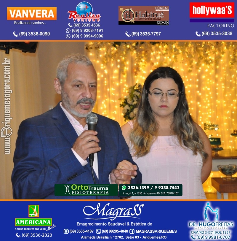 Festa Surpresa de Aniversário do Dr. George Hamilton em Ariquemes Rondônia