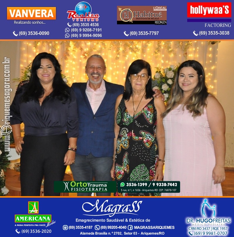 Festa Surpresa de Aniversário do Dr. George Hamilton em Ariquemes Rondônia
