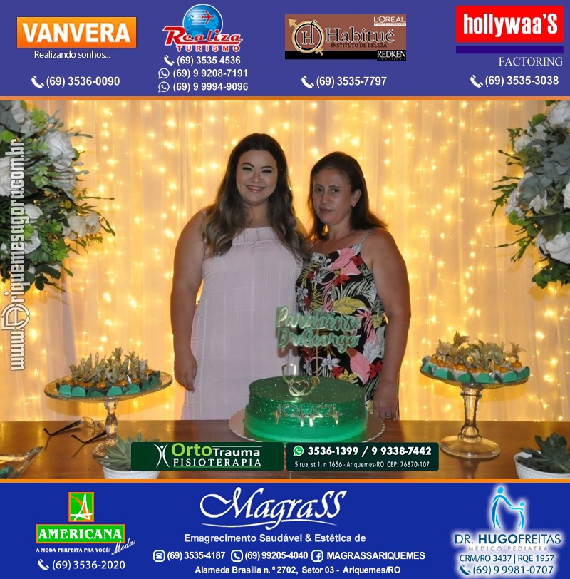Festa Surpresa de Aniversário do Dr. George Hamilton em Ariquemes Rondônia