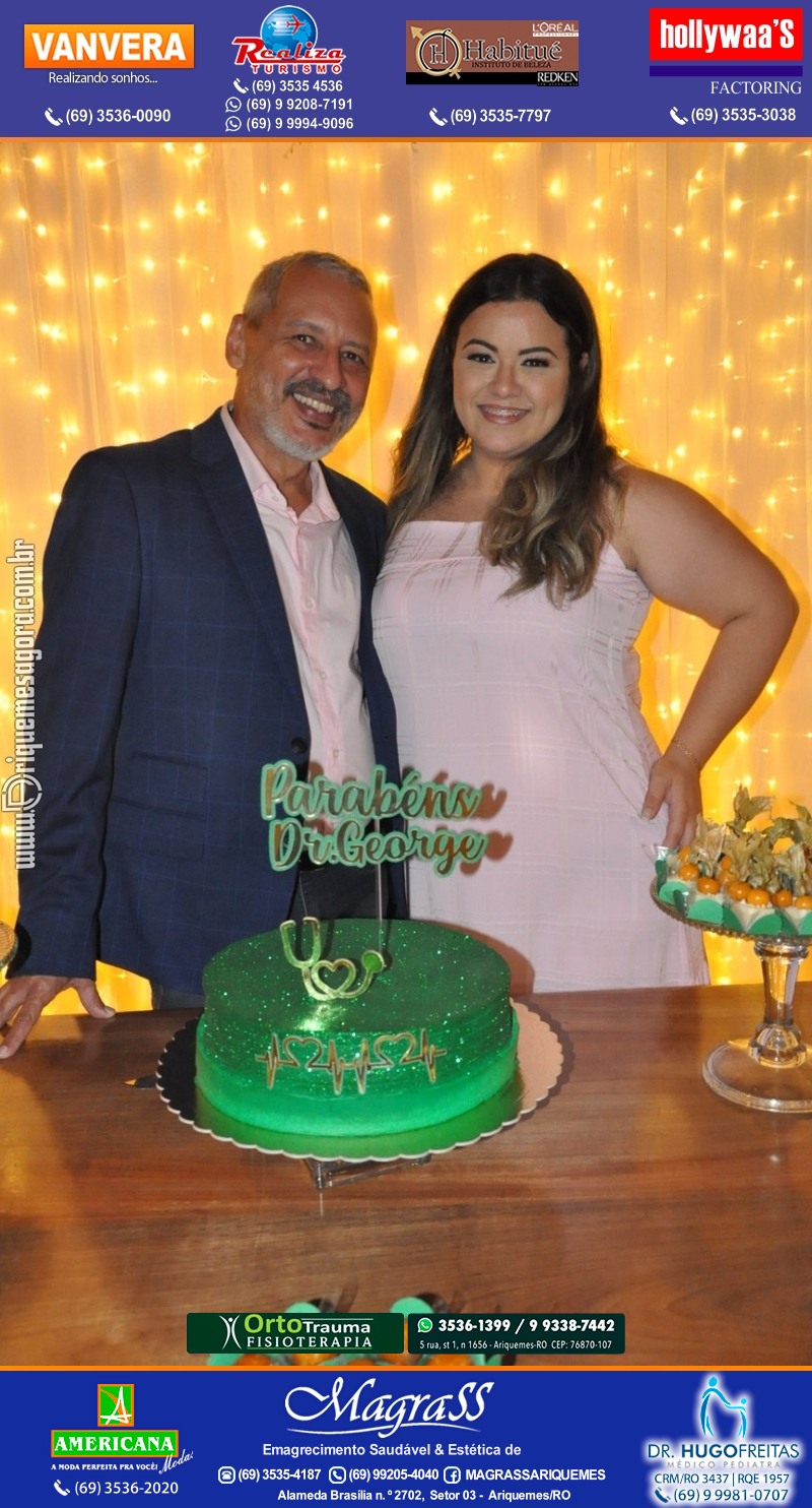 Festa Surpresa de Aniversário do Dr. George Hamilton em Ariquemes Rondônia