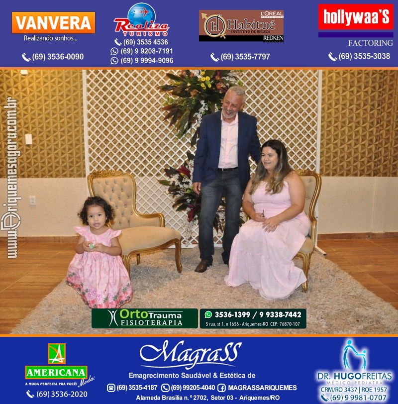 Festa Surpresa de Aniversário do Dr. George Hamilton em Ariquemes Rondônia