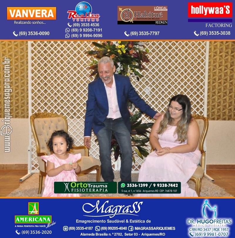 Festa Surpresa de Aniversário do Dr. George Hamilton em Ariquemes Rondônia