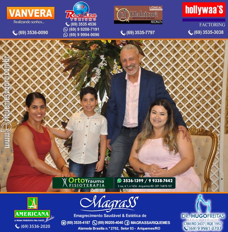 Festa Surpresa de Aniversário do Dr. George Hamilton em Ariquemes Rondônia