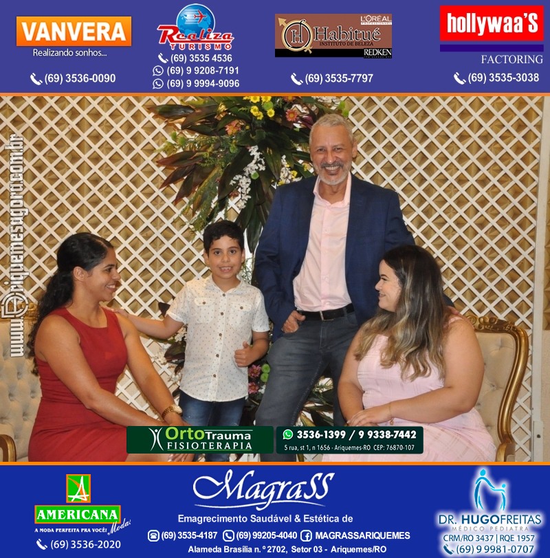 Festa Surpresa de Aniversário do Dr. George Hamilton em Ariquemes Rondônia