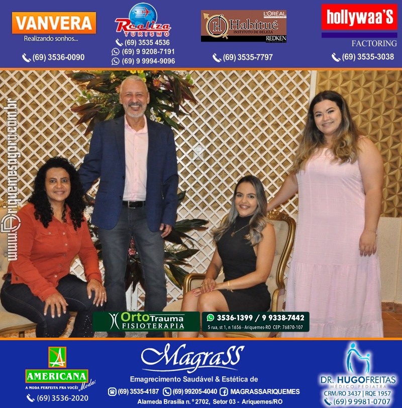 Festa Surpresa de Aniversário do Dr. George Hamilton em Ariquemes Rondônia
