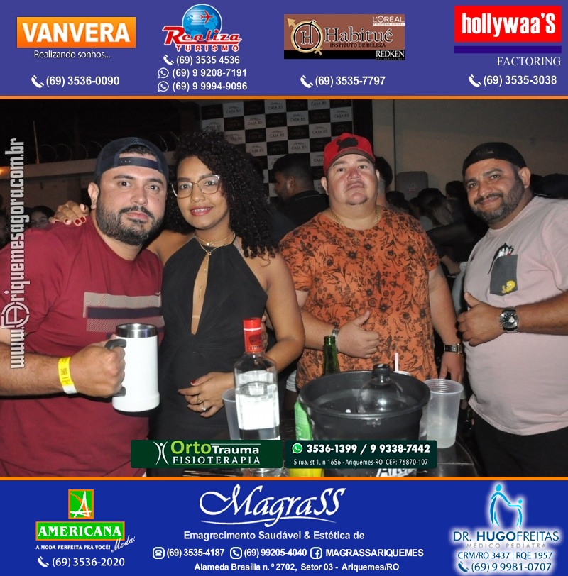 NOITE DOS SOLTEIROS na Casa 85 em Ariquemes
