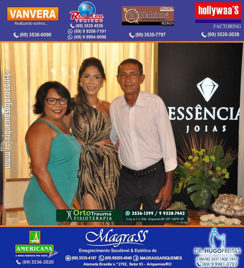 Inauguração da ESSÊNCIA JOIAS na Alameda Fortaleza Setor 3, 2225 em Ariquemes