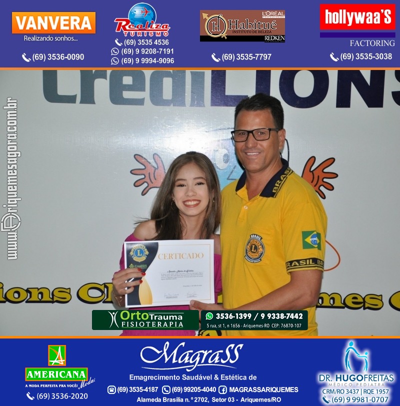 Entrega Certificados Projeto Inclusão Digital Lions Clube Canaã & Crediari