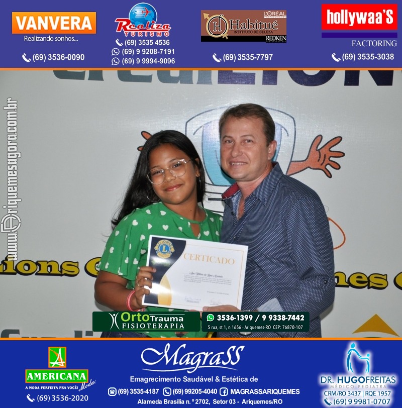 Entrega Certificados Projeto Inclusão Digital Lions Clube Canaã & Crediari