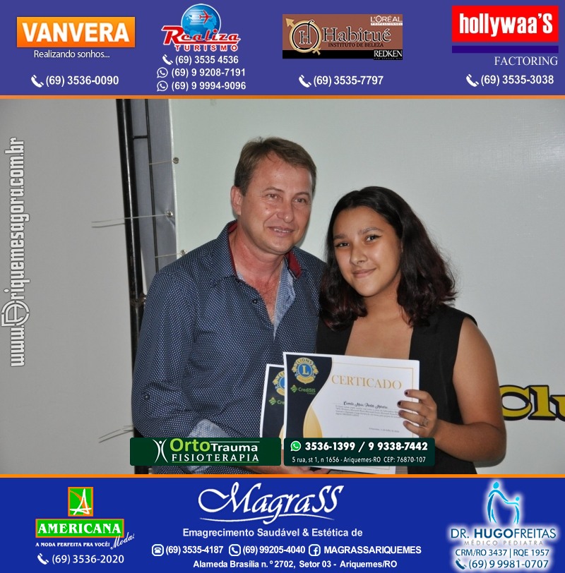 Entrega Certificados Projeto Inclusão Digital Lions Clube Canaã & Crediari