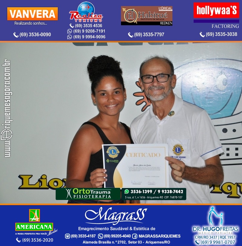 Entrega Certificados Projeto Inclusão Digital Lions Clube Canaã & Crediari