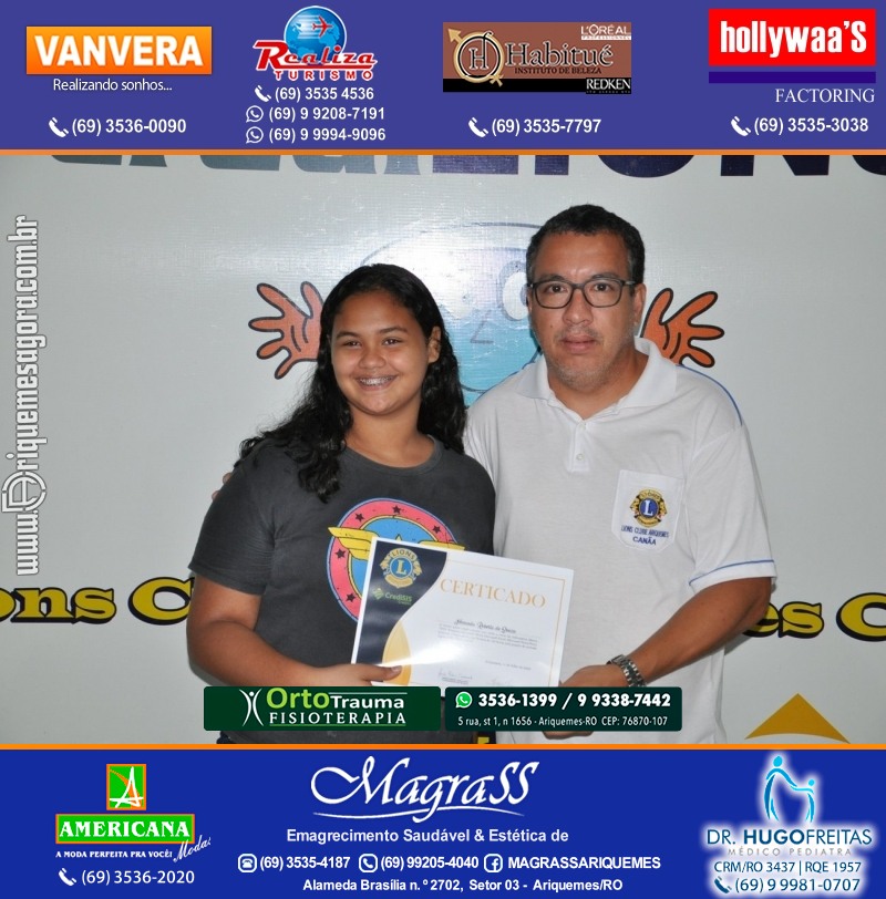Entrega Certificados Projeto Inclusão Digital Lions Clube Canaã & Crediari