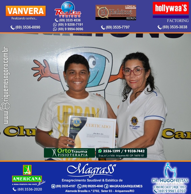 Entrega Certificados Projeto Inclusão Digital Lions Clube Canaã & Crediari