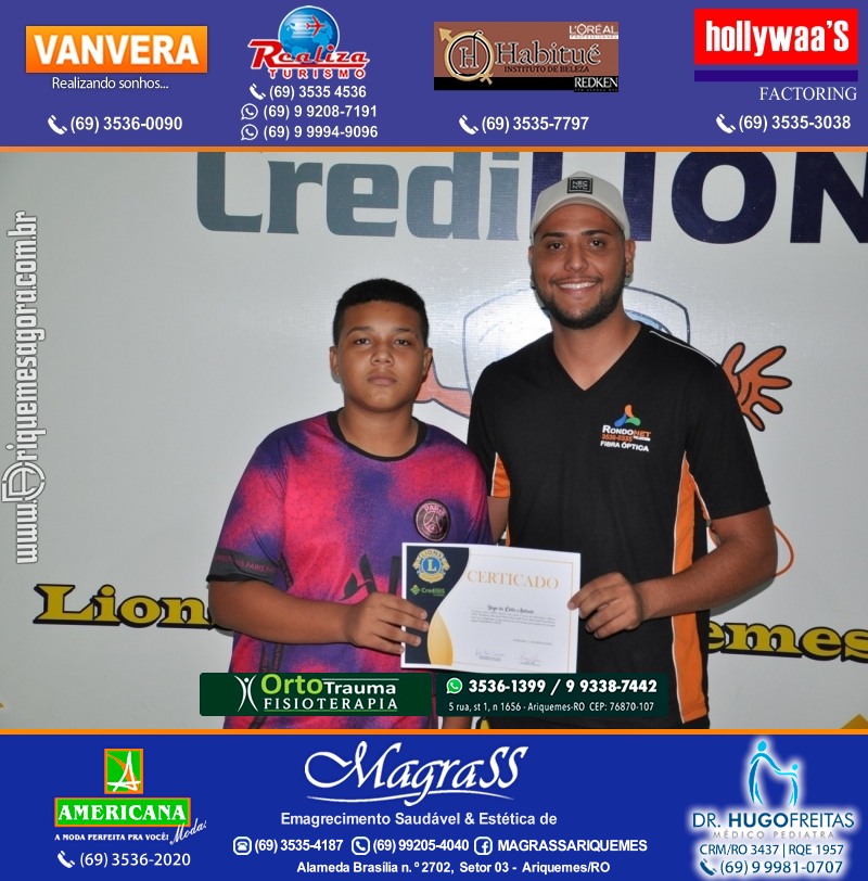 Entrega Certificados Projeto Inclusão Digital Lions Clube Canaã & Crediari
