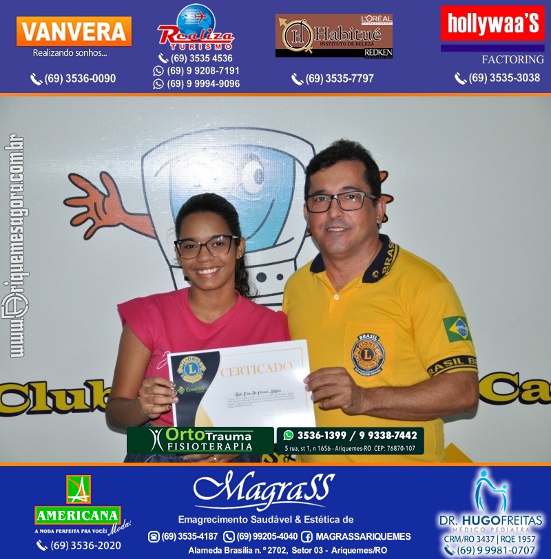 Entrega Certificados Projeto Inclusão Digital Lions Clube Canaã & Crediari