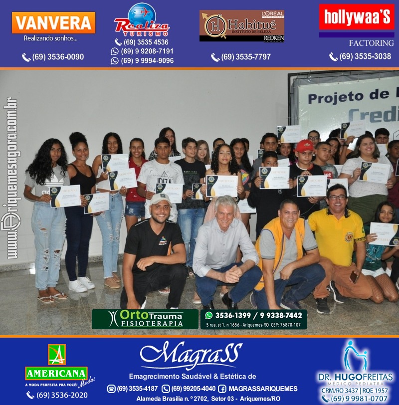 Entrega Certificados Projeto Inclusão Digital Lions Clube Canaã & Crediari
