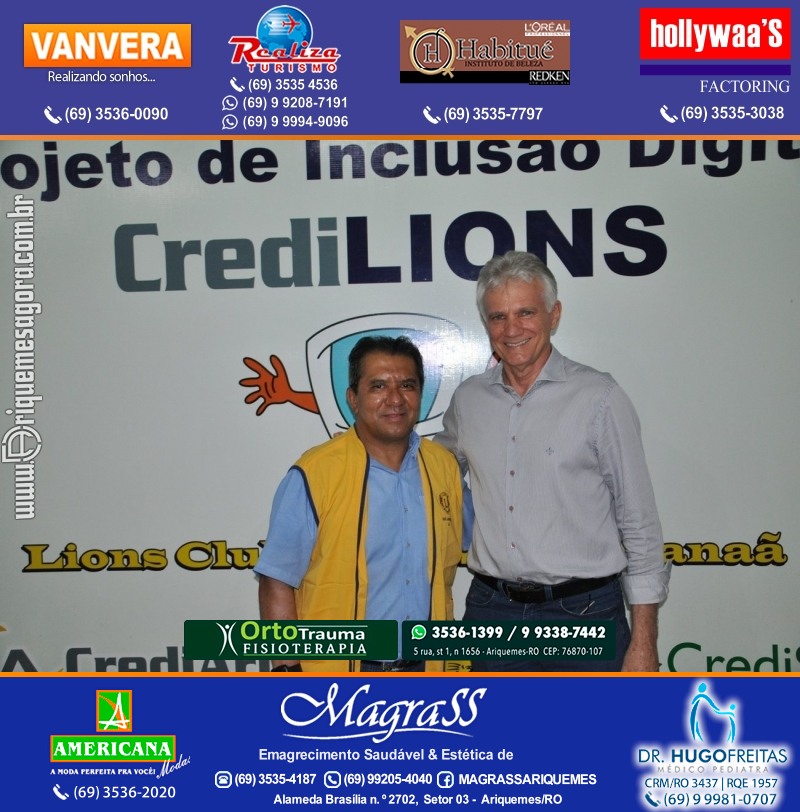 Entrega Certificados Projeto Inclusão Digital Lions Clube Canaã & Crediari