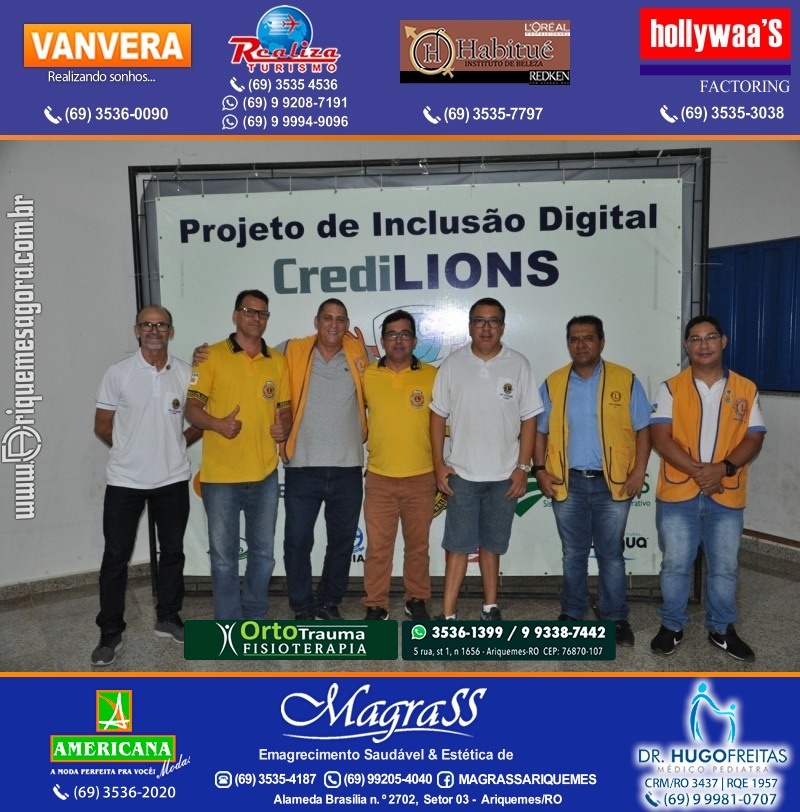 Entrega Certificados Projeto Inclusão Digital Lions Clube Canaã & Crediari