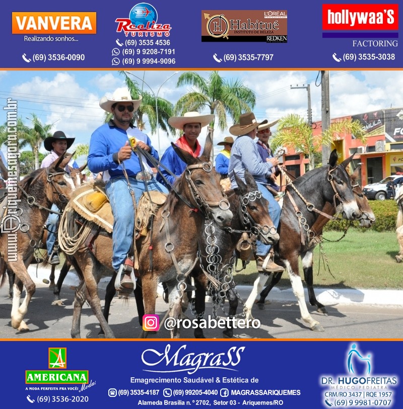 EXPOARI 2022 - Cavalgada em Ariquemes Rondônia