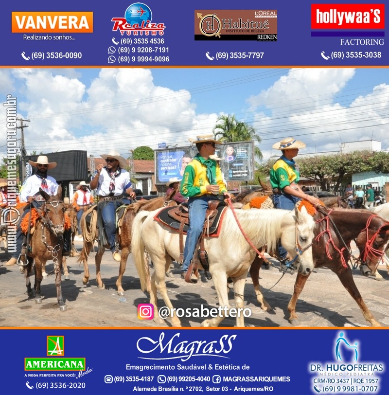 EXPOARI 2022 - Cavalgada em Ariquemes Rondônia