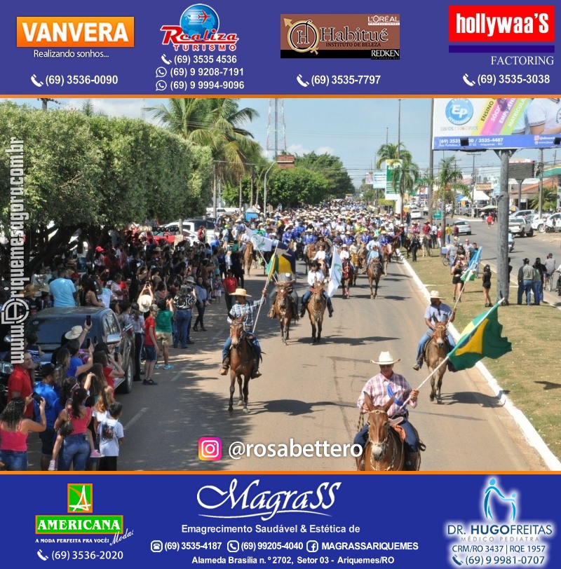EXPOARI 2022 - Cavalgada em Ariquemes Rondônia
