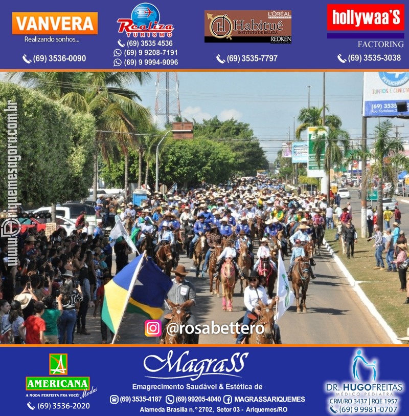 EXPOARI 2022 - Cavalgada em Ariquemes Rondônia