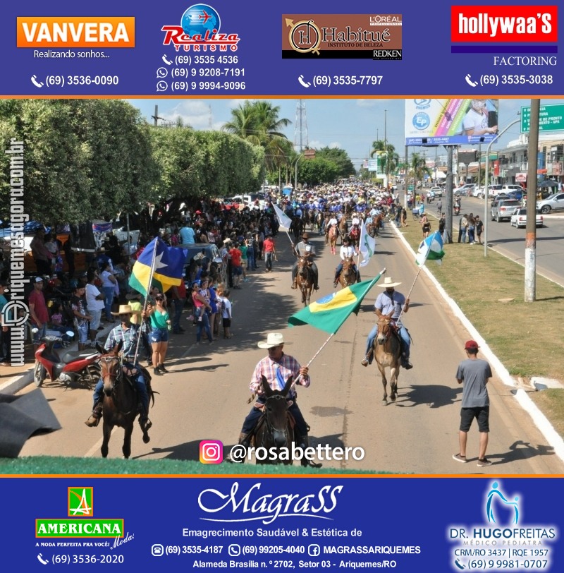 EXPOARI 2022 - Cavalgada em Ariquemes Rondônia