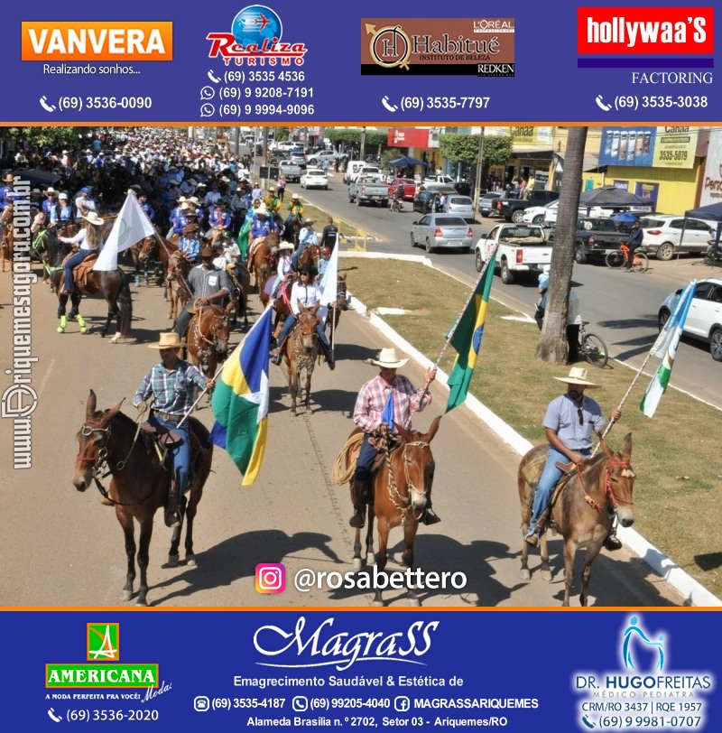 EXPOARI 2022 - Cavalgada em Ariquemes Rondônia