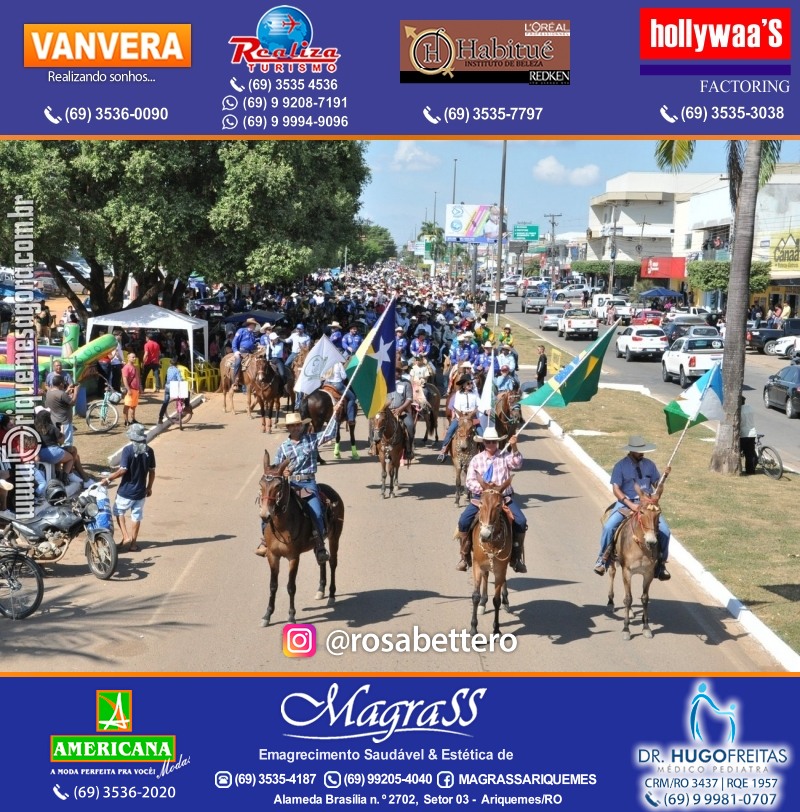 EXPOARI 2022 - Cavalgada em Ariquemes Rondônia