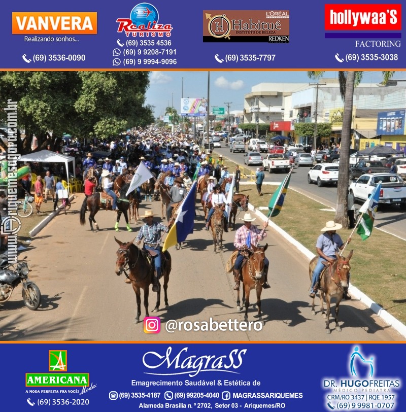 EXPOARI 2022 - Cavalgada em Ariquemes Rondônia