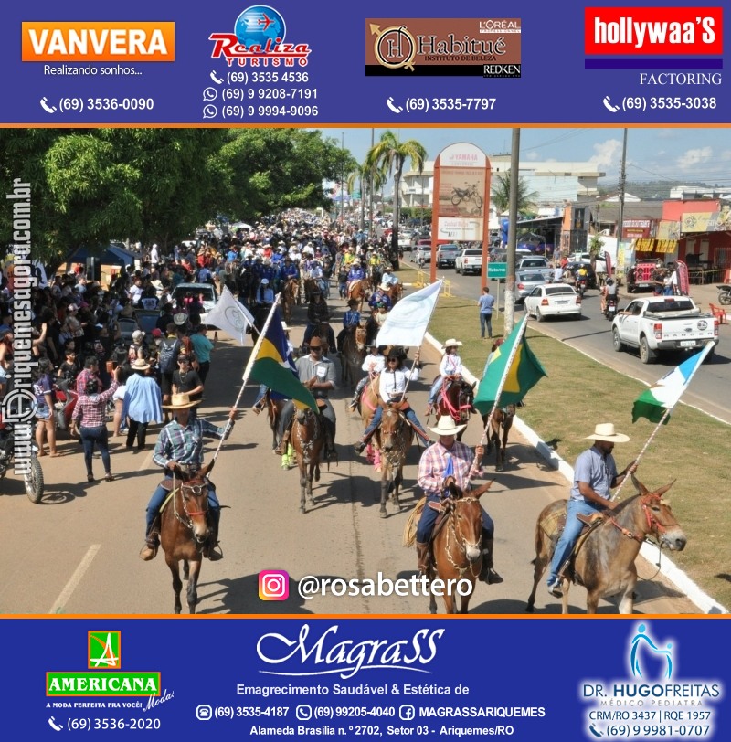 EXPOARI 2022 - Cavalgada em Ariquemes Rondônia