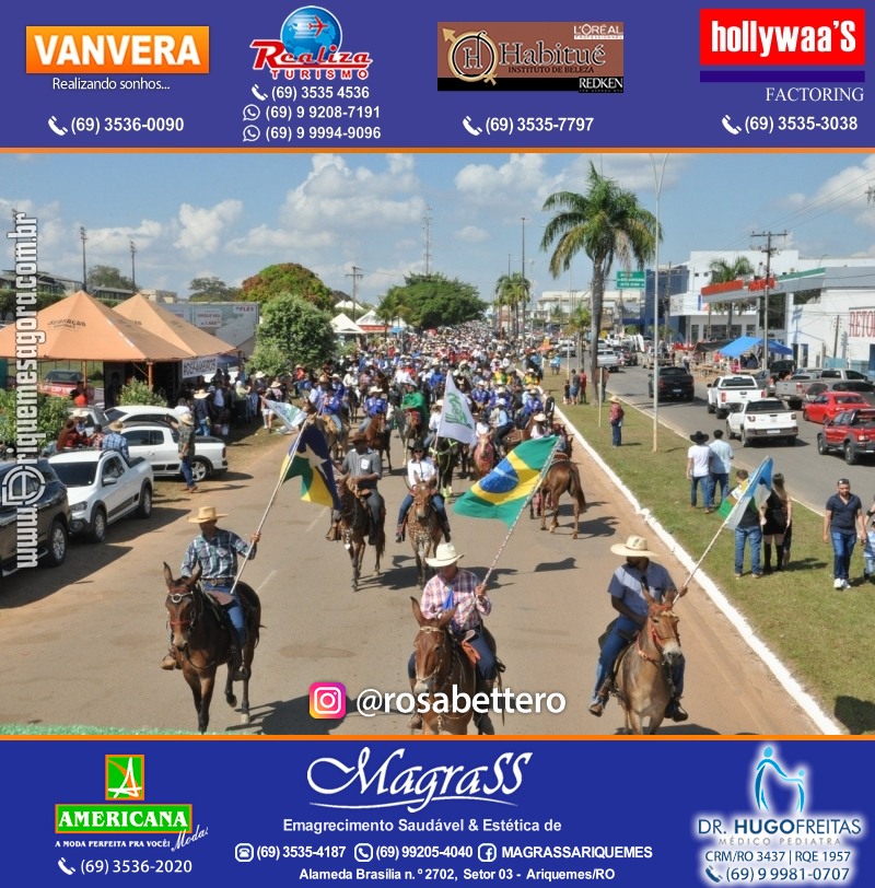 EXPOARI 2022 - Cavalgada em Ariquemes Rondônia