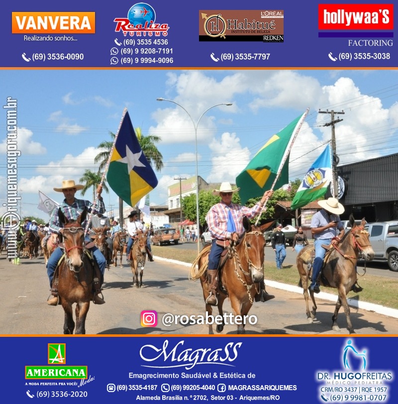 EXPOARI 2022 - Cavalgada em Ariquemes Rondônia