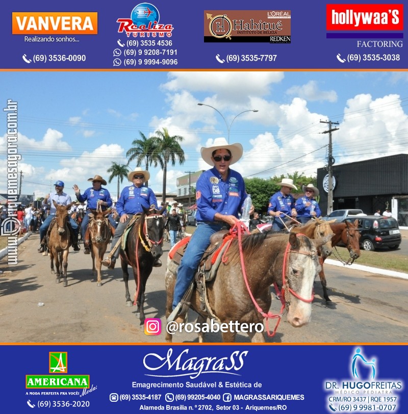 EXPOARI 2022 - Cavalgada em Ariquemes Rondônia