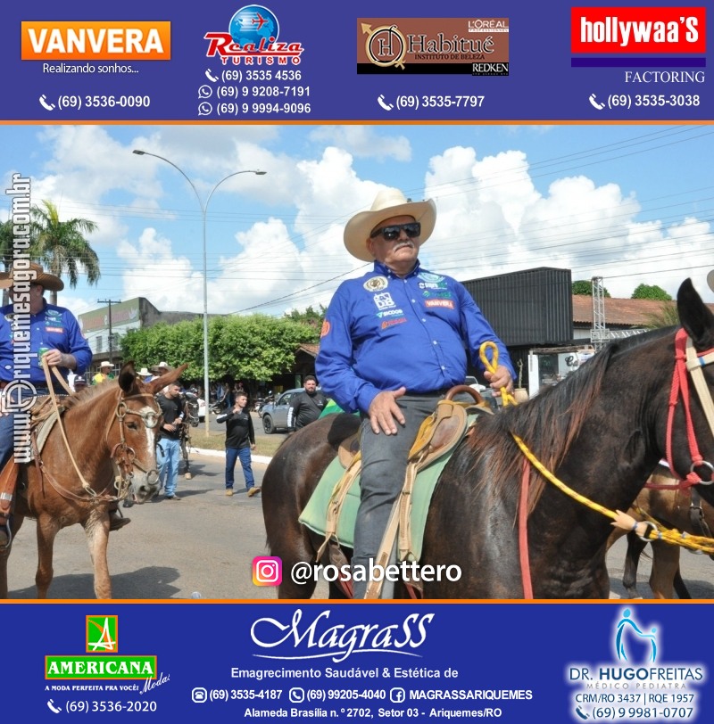 EXPOARI 2022 - Cavalgada em Ariquemes Rondônia